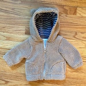 Tommy Bahama Baby Shearling Hooded Jacket Size 6-9M